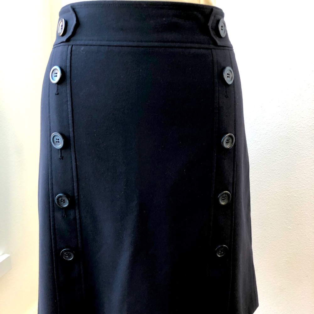 Ann Taylor navy pencil skirt